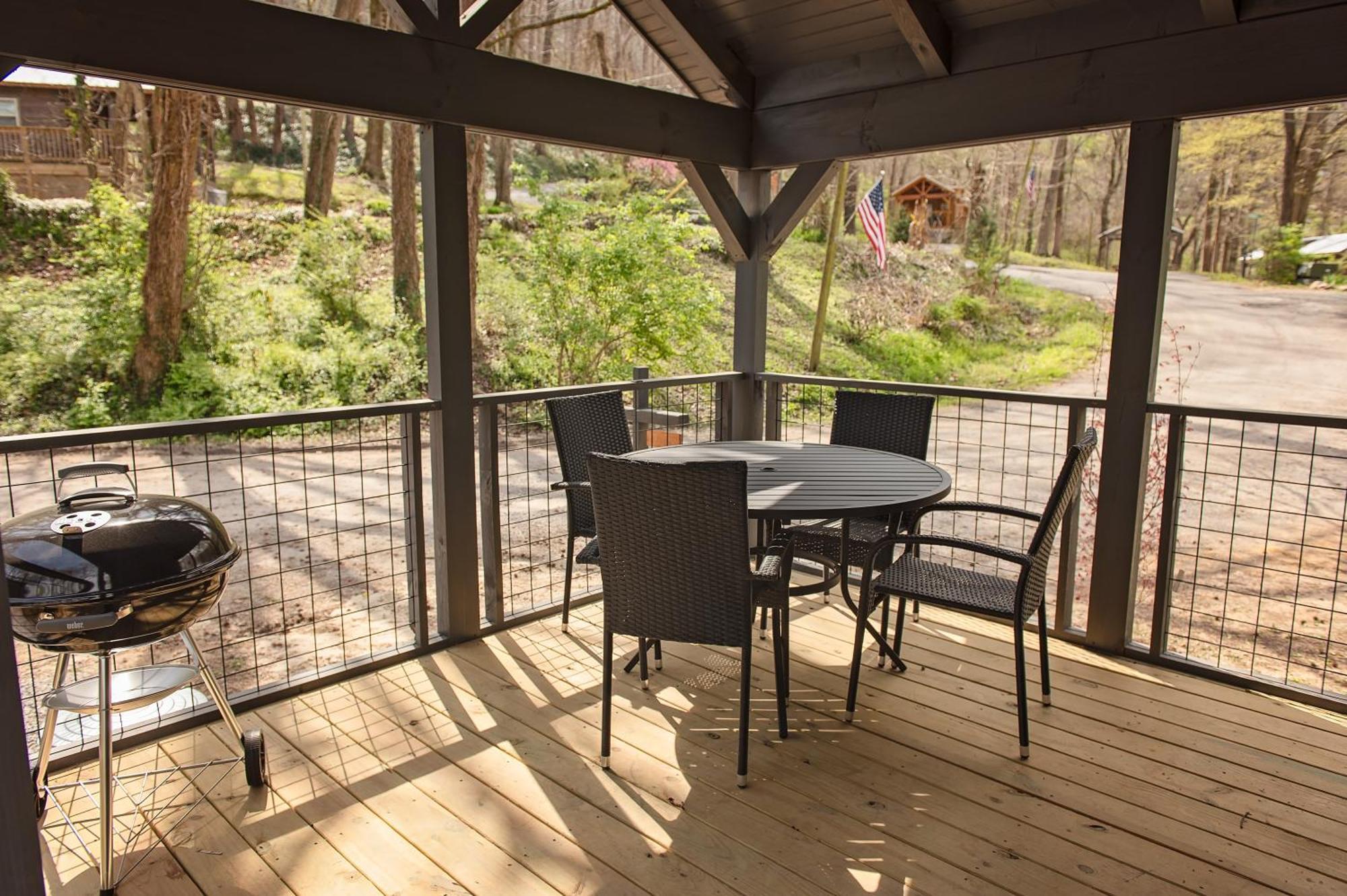 Meg Cabin Tiny Rustic Comfort On Lookout Mtn Chattanooga Buitenkant foto